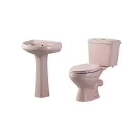 Medyag - Africa Market Ceramic Bathroom Toilet Pedestal Basin Sets