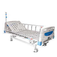 Lit d'hôpital en métal, lit de soins intensifs, lit multifonctionnel réglable pour les soins aux patients, pour une utilisation à domicile et à l'hôpital