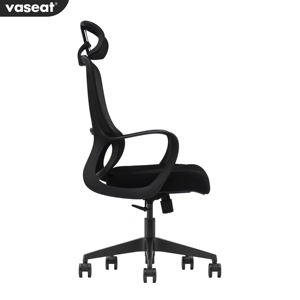 Silla de oficina ejecutiva de malla ergonómica negra al por mayor muebles de oficina y sala de espera económicos de estilo de diseño contemporáneo - Product Image 3