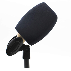 LOGO Print <b>Mic</b> Foam Box Big <b>Wireless</b> Microphone Noise Reduction Windproof Sponge Cap Vlog Interview Live Podcast <b>Mic</b> Foam Cover - Product Image 1