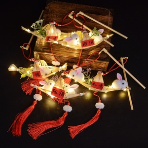 Lễ Hội Mùa Xuân trung thu Lễ hội đèn lồng handmade cầm tay tre mini tự làm đèn lồng - Product Image 2