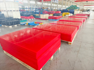 Tấm <span class=keywords><strong>Polyurethane</strong></span> dày 50mm để khai thác lớp lót PU chịu mài mòn cao, cắt/đúc tùy chỉnh, kích thước lớn - Product Image 3