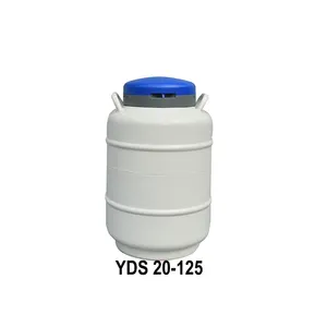 YDS botol Nitrogen cair kualitas tinggi, botol Nitrogen cair paduan 125 20o