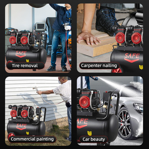 <span class=keywords><strong>Compresseur</strong></span> d'air à piston haute pression de qualité industrielle SAFE 220V Mini <span class=keywords><strong>compresseur</strong></span> d'air portable <span class=keywords><strong>sans</strong></span> <span class=keywords><strong>huile</strong></span> silencieux Personnalisable - Product Image 3