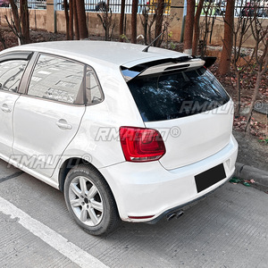 Pour VW Polo MK5 6R 6C 2009-2017 Kit carrosserie Aileron de toit arrière Aileron de toit arrière Spoiler de toit Aileron de toit Accessoires auto - Product Image 4
