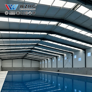 Installations aquatiques publiques avec des structures en acier préfabriquées soutenant l'enseignement de la natation et les programmes de loisirs familiaux - Product Image 1
