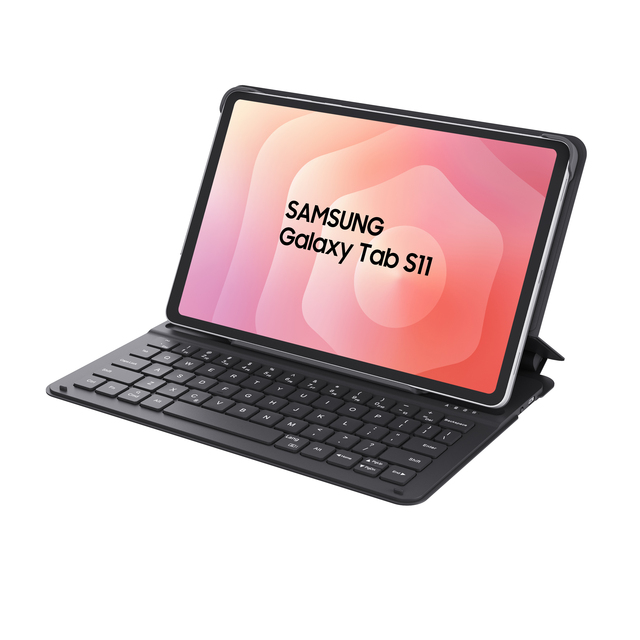 New Factory Wholesale Wireless for Keyboard Case 11'' for Tab S11 64 Keys USB-C Port Pen Holster Strong Magnetic Stand