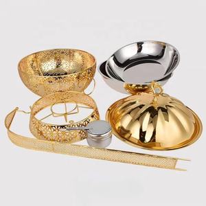 酒店餐厅金圆挂火锅餐饮取暖器自助餐火锅餐厅用品设备 - Product Image 4