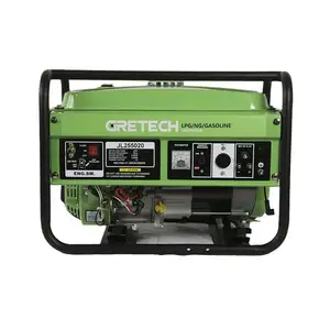 GRETECH JL255020 3kva pequeño mini generador eléctrico portátil para uso doméstico ligero