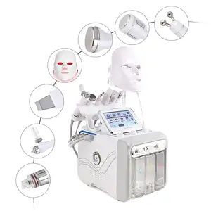 Portable 7 en 1 petite bulle dermabrasion spa à ultrasons nettoyage en profondeur beauté système de peau hydra oxygène machine faciale