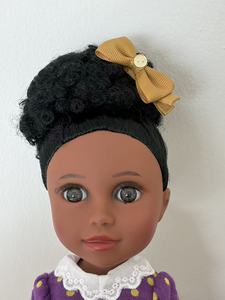 Poupées Bébé Reborn Personnalisées de Haute Qualité en Vinyle, Peau Noire <span class=keywords><strong>Afro</strong></span>, Modèle DIY, Jouet de Dessin Animé pour Filles 30-50cm - Product Image 5