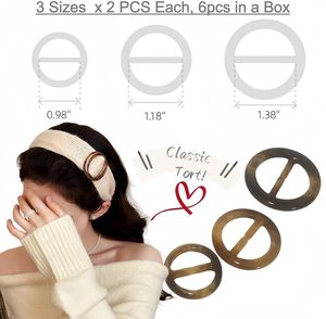 Versatile Piece Resin <b>Ring</b> Set With Free Storage Box <b>Size</b> Tort Clips Buckles For Scarves T Shirts Belts Tops <b>Adjustable</b> Classic - Product Image 3