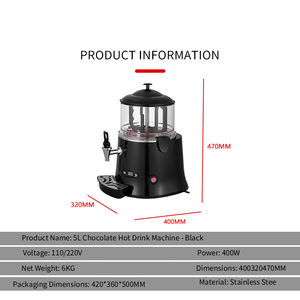 Machine <span class=keywords><strong>à</strong></span> chocolat chaud commerciale, chauffe-chocolat électrique, machine <span class=keywords><strong>à</strong></span> faire du chocolat / <span class=keywords><strong>distributeur</strong></span> <span class=keywords><strong>de</strong></span> chocolat chaud - Product Image 3