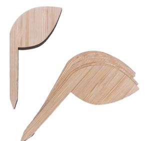 Marqueurs de plantes en bambou décoratifs de <span class=keywords><strong>jardin</strong></span> extérieur personnalisables bâtonnets de pot biodégradables avec boîte d'emballage espaces intérieurs utilisation en cuisine - Product Image 4