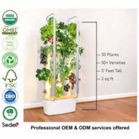 Kit de jardinage hydroponique vertical d'intérieur pour herbes et légumes non-OGM, grands bacs en acier, lampes de culture LED, herbes et légumes non-OGM