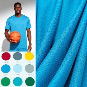 Bán buôn 100% <span class=keywords><strong>polyester</strong></span> Pinhole Chim Mắt vải nhà máy hàng tồn kho, Trọng lượng nhẹ và thoáng khí dệt kim lưới vải - Product Image 1