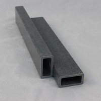 Profilés pultrudés en plastique renforcé de fibres de verre (FRP) carrés et rectangulaires