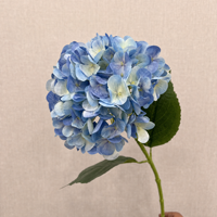 Bunga Hydrangea Mutiara Prancis Tangkai Tunggal Buatan untuk Dekorasi Pernikahan, Rumah, dan Acara