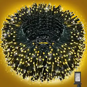 Groothandel 480l Druivencluster String Fairy Transformator Aangedreven Warm Witte Outdoor Led Cluster Kerstverlichting