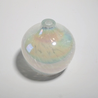 Verre fusionné OEM Chine, fabricant de lampes en verre, abat-jour, taille et couleurs personnalisées, globe soufflé à la main pour lustre, luminaire suspendu