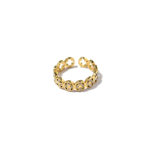 Fashion <b>Rings</b> PVD Gold Plated 316L Stainless Steel Sustainable Resistant Jewelry - Product Image 2