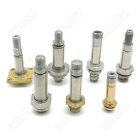 Armadura de tubo de émbolo de bobina de válvula solenoide para montaje de válvula solenoide electromagnética tubo de guía de vástago con juego de núcleo de hierro