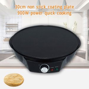 Vente directe d'usine, crêpière électrique en acier inoxydable pour la maison, machine à pizza et à crêpes, revêtement antiadhésif, économie d'énergie - Product Image 4