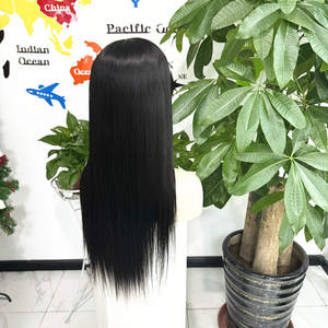 Full Head Silk Base Wig Melhor qualidade 100% Remy Cabelo Humano Respirável Pele Segura Full Hand Tied Glueless Silk <span class=keywords><strong>Top</strong></span> Wig para Mulheres - Product Image 4