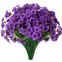 Hete Aanbieding: 24 Bundels Kunstplanten, UV-bestendige Kunstbloemen voor Tuinlandschap & Decoratie (Bulk)