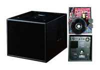 Speaker PA Aktif 15 Inch 1000W Loudspeaker Profesional Kabinet Kayu Lapis Kabel XLR Mono Audio KTV Bar Teater