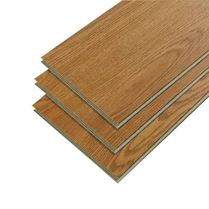 Suelo de plástico SPC impermeable para uso comercial, material de madera virgen, 3,2-8mm de espesor, 100%