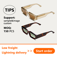 Lunettes de soleil polarisées UV400 en acétate personnalisées, tendance, à monture fine, de haute qualité, pour hommes et femmes, protection solaire
