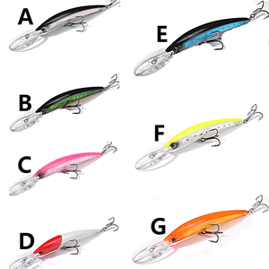 WEI 18cm 25g 3D Minnow Deep Diver Larga Distancia Mino hundimiento lento agua dulce agua de mar señuelo de pesca señuelo duro - Product Image 3
