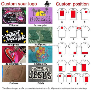 Camiseta Vintage Extragrande Lavada Al Ácido con Logo Personalizado, Efecto Desgastado y Gran Gramaje, 100% Algodón de Alto Peso para Hombre - Product Image 2