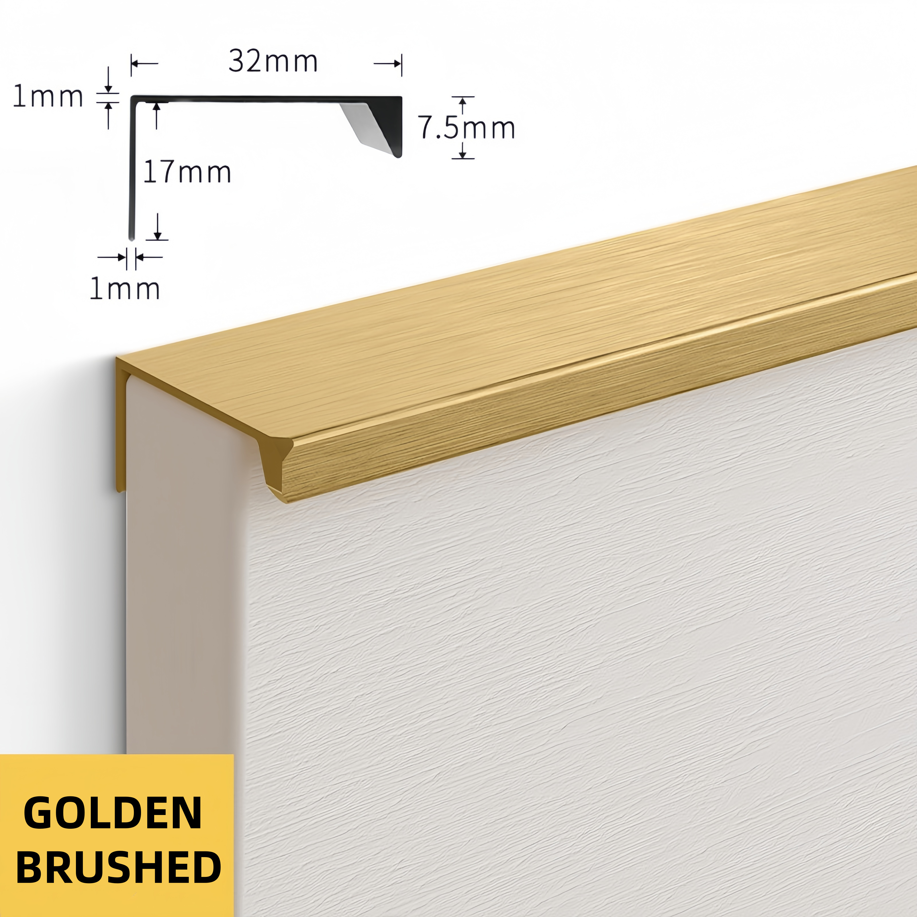 GOLDEN BRUSHED
