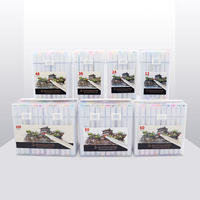 STA Vente en gros Marqueurs à alcool Stylo Marqueurs à pinceau à double pointe Lot de 24 pièces Couleurs Marqueurs tactiles Stylos pour dessin