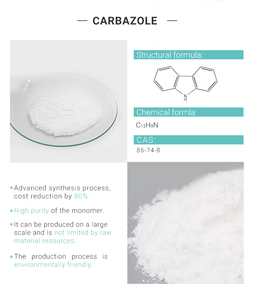 Cristalli di Carbazolo Sintetico Bianco di Alta Qualità 98,5% per il Rilevamento di Alcuni Ioni Metallici o <span class=keywords><strong>Composti</strong></span> <span class=keywords><strong>Organici</strong></span> - Product Image 4