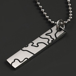 Wholesale Necklace Stainless Steel Pendants Necklaces Jewelry for Women Men Statement Customized New Arrival Wholesale Price - Product Image 4
