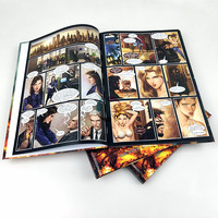 Service d'impression de mangas et de bandes dessinées anglaises personnalisées de haute qualité, écologiques, à couverture souple, avec carton fantaisie – Offre spéciale
