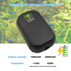 Chiye 1500Mah Super Stille Luchtpomp Hoge Kwaliteit Dubbele Uitlaat Plastic <span class=keywords><strong>Aquarium</strong></span> Pomp Luxe Stijl Voor Buiten Desktop Keuken Gebruik - Product Image 4