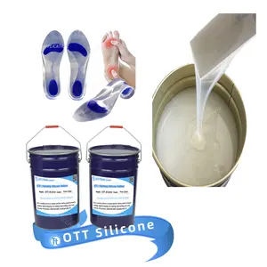 Оптовая продажа, Платиновый медицинский силикон для прозрачной силиконовой обуви, мягкая стелька из сырья, силиконовая резина Rtv