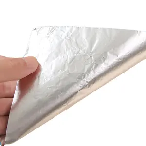 Papel de embrulho de alimentos com logotipo personalizado 14x14 '', folha de papel de alumínio, papel de embrulho de sanduíche