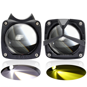 Nouveau design, phares de moto 12V 3 pouces 4X4, 6000K 4000 Lm, étanches, phares auxiliaires de conduite universels pour moto, VTT - Product Image 2