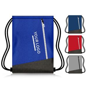 Custom Logo Foldable Fashion Waterproof Travel Promotional Nylon Polyester 210D DrawString Backpacks <b>Bags</b> Shoes Gym - Product Image 1