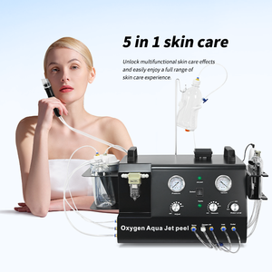High Pressure Ultrasonic Hydrodermabrasion Facial Machine Acrylic Hydra Oxygen Jet Peel Microdermabrasion <b>UK</b> <b>Plug</b> Hydrating - Product Image 1