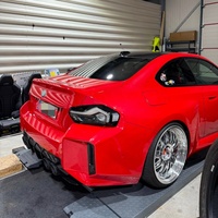 Luz Trasera Transparente Hecha a Mano para BMW M2 G87 Serie Venom, Luz Trasera LED Negra Modificada