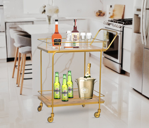 Metal High Quality Metal Iron Made <b>Bar</b> Serving Cart Trolley for Hotels Restaurants <b>Bars</b> Office Home Square <b>Drinking</b> <b>bar</b> Cart - Product Image 5