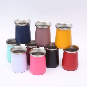 Taza Mate Portátil de Acero Inoxidable de 8oz (240ml), Taza Metálica Ligera con Aislamiento al Vacío - Product Image 3