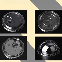 Couvre-gobelets écologiques en PET, protecteurs délicats incassables 89mm 90-98mm, sans BPA, anti-fuite, pour thé aux bulles et jus frais