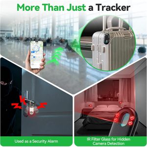 Tecknet Air Tracker Tag, Paquete de 2 Rastreadores Recargables con Control por Aplicación para iOS, Rastreo en Tiempo Real - Product Image 6
